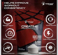 Creatine Monohydrate Powder 500g