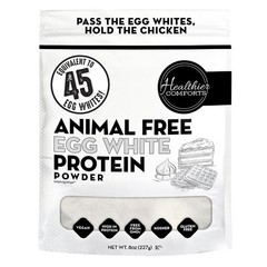 Healthier Comforts Animal-Free Egg White Protein Powder | 8 Ounce (Pack of 1)