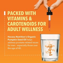 Organic Pumpkin Seed Oil for Hair & Eyelash Health Pumpkin Oil Supports Hair 30m