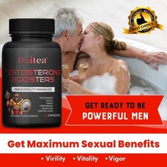 Pre-Workout Testosteroe – Male Enhancement, Muscle Building 30 To 120 Capsules