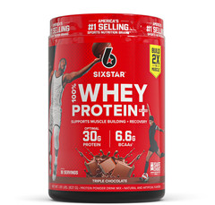 Six Star 100% Whey Protein Plus Triple Chocolate 30g Protein 1.81lb