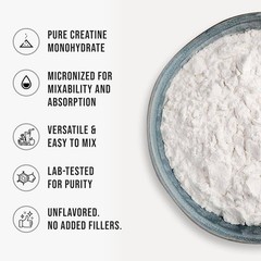 2.2LBS Pure Creatine Monohydrate Powder Micronized 200 Servings 5g Per Serving
