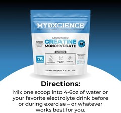 MYOXCIENCE Micronized Creatine | with 100% Creavitalis—The World’s Purest Mic…