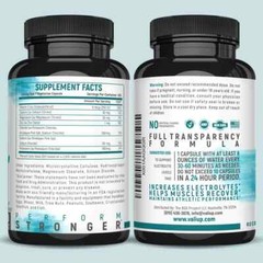 VALI Electrolyte Salts Rapid Oral Hydration Replacement Support – 120 Veg. Caps