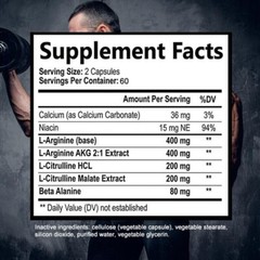 Nitric Oxide Capsules with Niacin Support Fertility and Fitness Performance