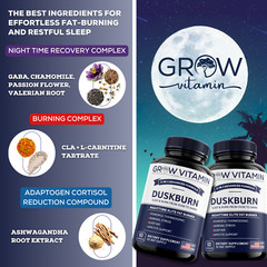 BPI Sports Nite Burn: Night Time Sleep Aid & Fat Burner for Diet, Weight Loss