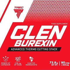 TREC NUTRITION CLENBUREXIN – Legendary Thermogenic Fat Burner – Weight Loss