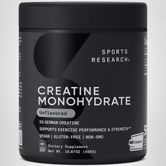 Creatine Monohydrate Powder – Gain Lean Muscle, Boost Performance, 90 Servings