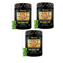 Alpha Lion SuperHuman Burn Hulk Juice – Sour Gummy Bear 10.96 oz PACK OF 3