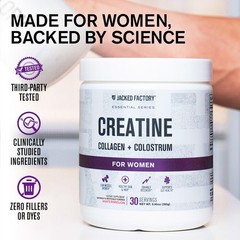 Creatine for Women – Creatine Monohydrate with Collagen + Colostrum to Suppor…