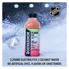Electrolyte Hydration Drink with Coconut Water, Cucumber Lime Flavor, 20 Fl Oz,