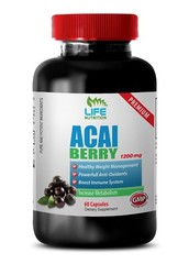 Organic Acai Fruit Powder – Acai Berry Extract 1200mg – Antioxidant Power 1B