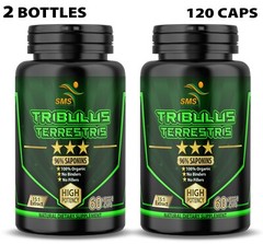 TRIBULUS TERRESTRIS 96% SAPONINS EXTRACT MUSCLE WORKOUT SUPPLEMENTS 120 Capsules