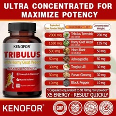 Tribulus Capsules 7000mg Testosteron Booster Muscle Mass 30 To 120 CAPSULES