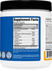 Nutricost Creatine + Energy 30 Servings (Peach Mango Flavored)