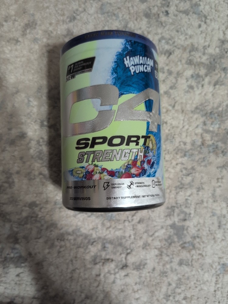 C4 Sport Strength, Pre-Workout, Hawaiian Punch®, Berry Blue Typhoon, 14.3 oz