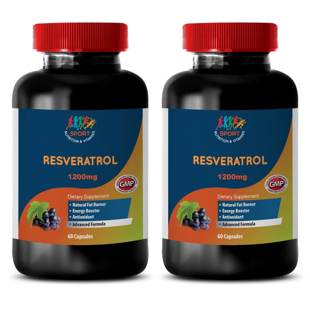 Dietary Supplement – Resveratrol Supreme 1200 – Antioxidant – 2B 120Ct