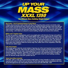 Up Your Mass XXXL 1350 Weight Gainer | 50g Protein, BCAAs, 6lb Milk Chocolate