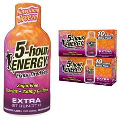 5-hour ENERGY Extra Strength Hawaiian 20 Bottles – Single Flavor