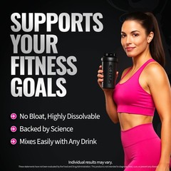 Bold Buns Creatine for Women – Supplement with 12.7 Ounce (Pack of 1), White