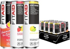 LIFEAID FITAID Recovery Blend, Variety Pack, BCAAs, Glucosamine, Electrolytes