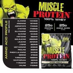 Muscle Whey Protein Powder, Muscle Gain High-Quality Supplement, 10LB