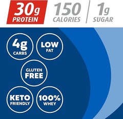 Premier Protein 100% Whey Protein Powder, Vanilla Milkshake, 30g Protein, 23.3oz