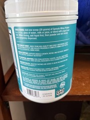 Sprouts Farmers Market Whey Protein birthday cake