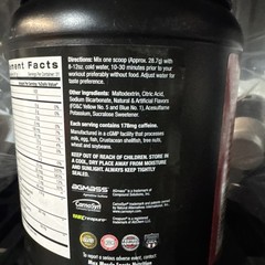 FBX 2.0 Pre-workout Atomic Lime. 2.5g Of Creatine, 3.2g Of Beta Alanine 4/27