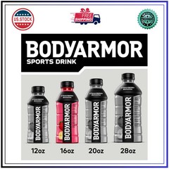 BODYARMOR Sports Drink Strawberry Banana 16 Fl Oz Bottles 12 Pack Hydration