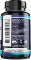 Nitric Oxide Booster Capsules L-Arginine Citrulline Pre Workout Muscle Support