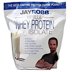Jay Robb Whey Protein Isolate Vanilla 80oz (5lb) Low Carb Keto No Sugar