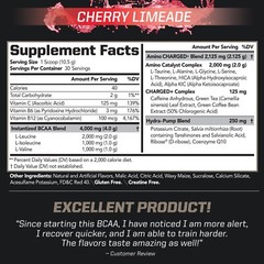 BCAA Charged Amino Acid Drink- Performance – Recovery- Cherry Limeade (30 Serve)