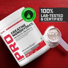 GNC Pro Performance Micronized Creatine Monohydrate + Free Shilajit| 400g & 10gm