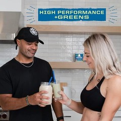 Sunwarrior Warrior Blend Protein Greens Powder Chocolate Flavored 30 Servings