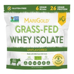 MariGold Grassfed Whey Isolate Protein Powder – 2.05 Pound (Pack of 1)