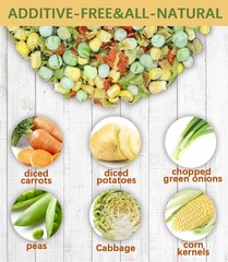 Dried Ramen Toppings, 220G/7.76OZ Dehydrated Vegetables, Natural Freeze Dried…