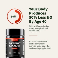 Nitric Oxide & Testosterone Booster for Men, L Arginine, L Citrulline 60 & 90