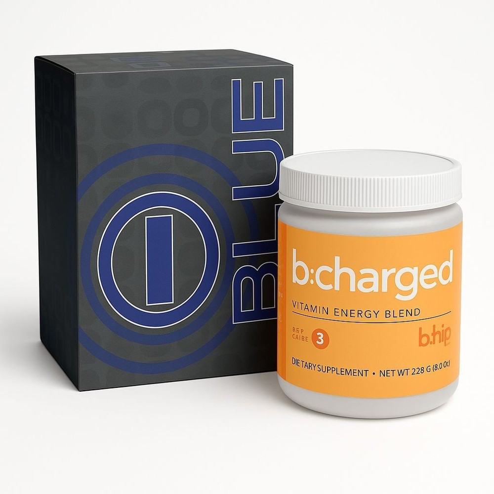 BHIP I BLUE + b:charged – Smart Energy&Focus Combo | Clean Energy Without Crash