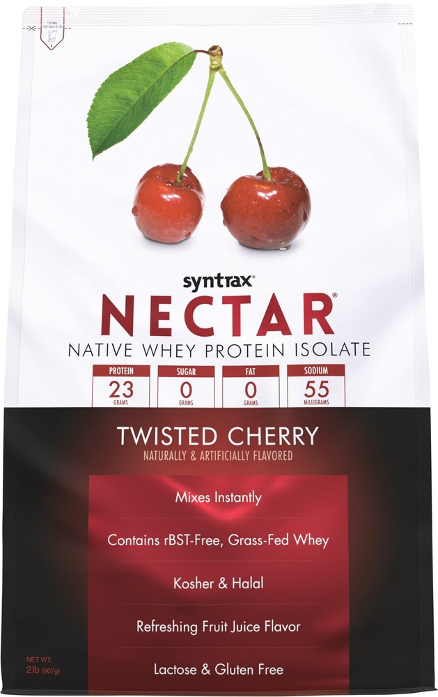 Syntrax Nutrition Nectar, 100% Whey Protein Isolate Powder,Refreshing Fruit J…