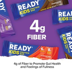 Ready Kids Protein Bars 6G Protein 4G Fiber 8G Whole Grains Per Bar Chocolate