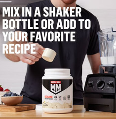 Muscle Milk Genuine Protein Powder, Vanilla, 32g Protein, 1.9lb, 30.9oz