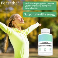 Nitric Oxide Flow for Blood Circulation and Heart Health, Endurance/Energy
