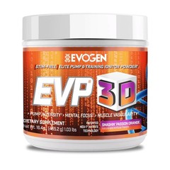 Evogen EVP 3D – Stim Free Pre Workout Powder for Men & 1 Pound (Pack of 1)