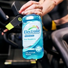 Instant Hydration with 12 Blue Raspberry Electrolyte Drinks – 21 Fl Oz Bottles