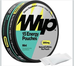Wip Fruit Punch & Mint Energy Pouches 4pk 100mg & 200mg Caffeine