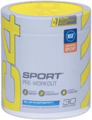 30 Servings of Sugar-Free Blue Raspberry Pre-Workout | NSF Certified for Sport