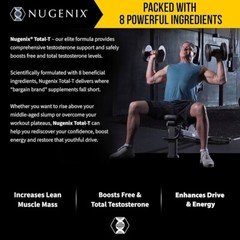 Nugenix Total-T Testosterone Booster – 90 Capsules- Expiration 12/2026