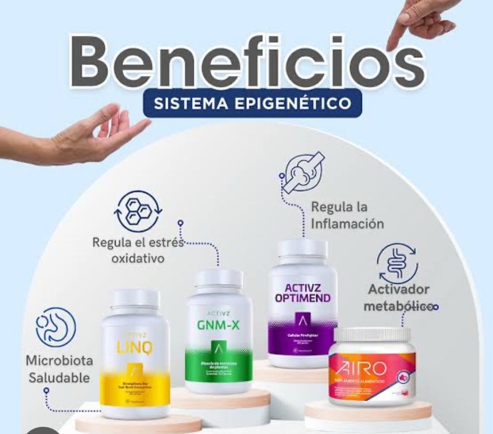 ACTIVZ COMBO : 1 GNMX + 1 LINQ + 1 OPTIMEND + 1 AIRO FREE SHIPPING BE HEALTHY!!!