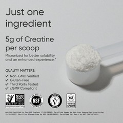Creatine Monohydrate Powder – Gain Lean Muscle, Boost Performance, 90 Servings